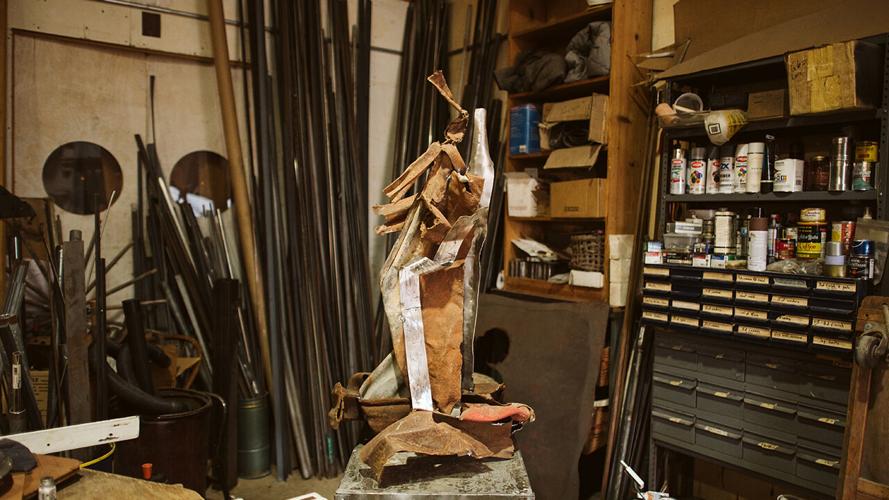 Michael Burns mermaid sculpture