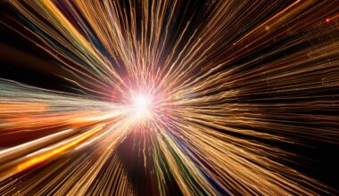 A bright light with a halo around it.