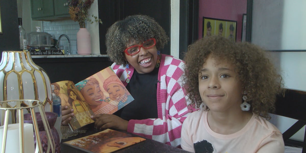 Sioux City mom, teacher writes book about her daughter's unique experience with her hair from the 1st grade perspective