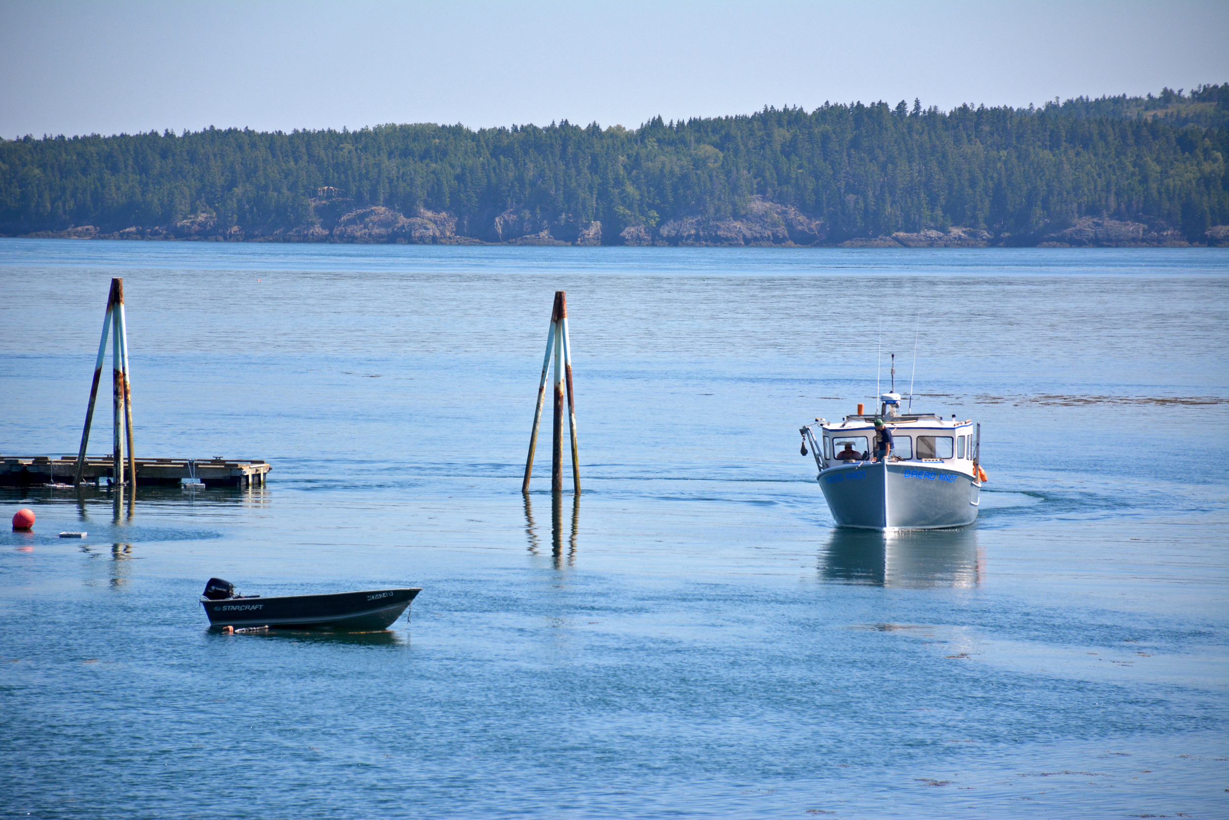 Fishing for personal or commercial harvest is a part of life for many Sipayik residents. Decades of development and overfishing in the area have caused major declines in species like lobster, clams, pollock and haddock. Credit: Sydney Cromwell/Inside Climate News