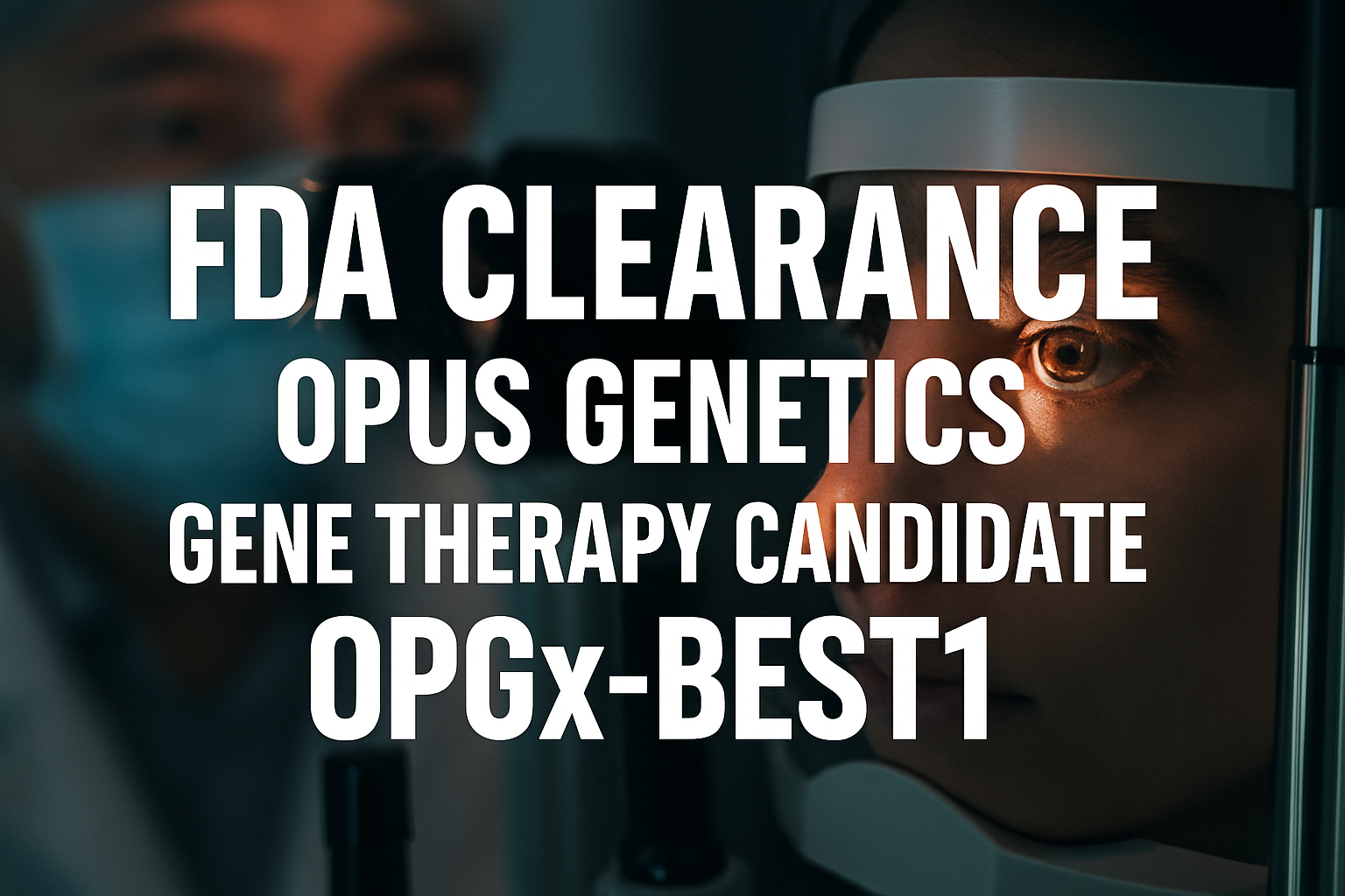 Opus Genetics' BEST1 Gene Therapy IND Cleared by FDA