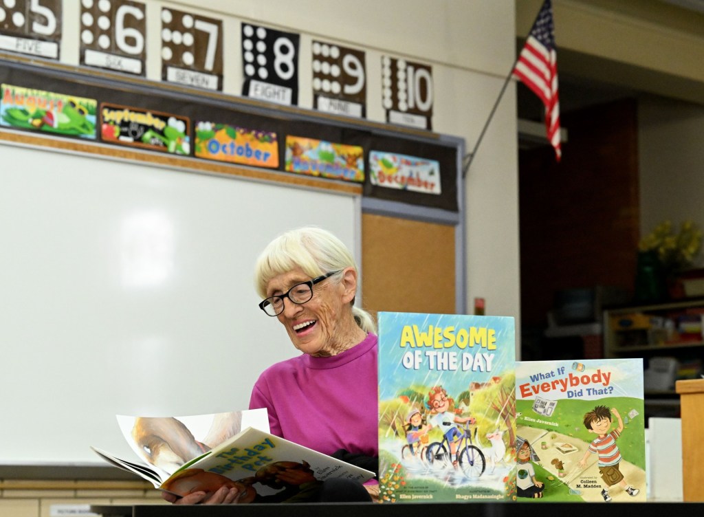 Ellen Javernick, a teacher since the 1960s, published a new book