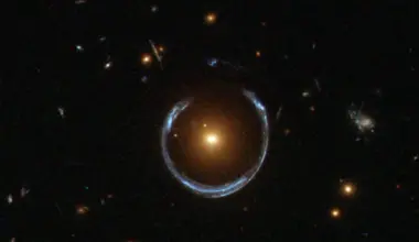 Giant Einstein ring reveals one of the Universe’s biggest black holes