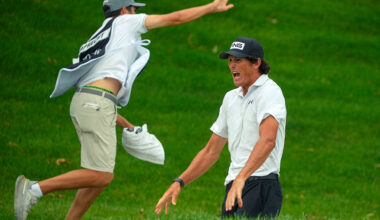 Christo Lamprecht And His Caddie Pull Off Epic Celebration After Chip-In Win