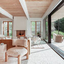 Lake Lydiard Home / Wittman Estes - Interior Photography, Living Room, Wood, Table, Chair