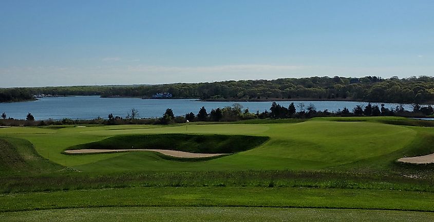 Redan 4th hole, National Golf Links of America, Southampton, New York