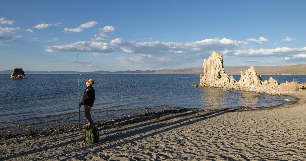 At Mono Lake, visitors witness the stark toll of L.A.'s water use