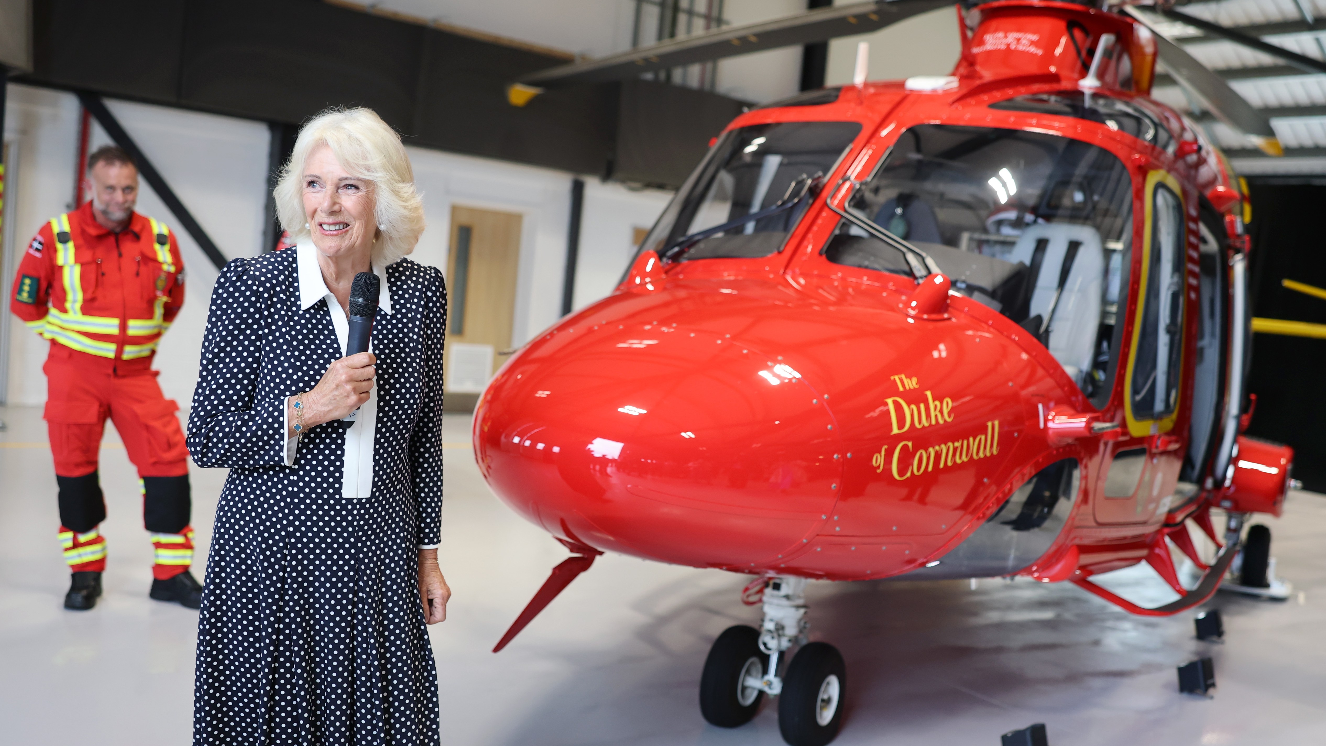Queen names new Cornish air ambulance — and other news in pictures