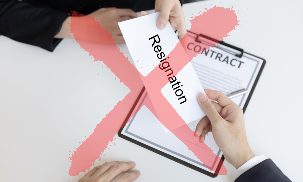 Worker claims verbal withdrawal cancelled written resignation during company sale