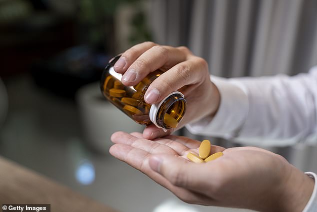 A study has found that two common supplements could help prevent dementia (stock image)