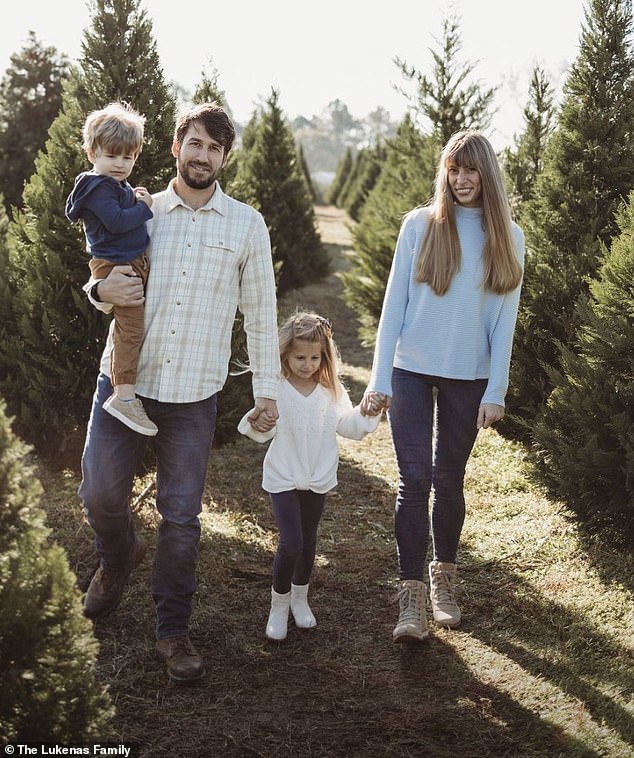 Lukenas, a 35-year-old father of two, suffered a blood clot while working as a banker at Bank of America's Midtown Manhattan offices