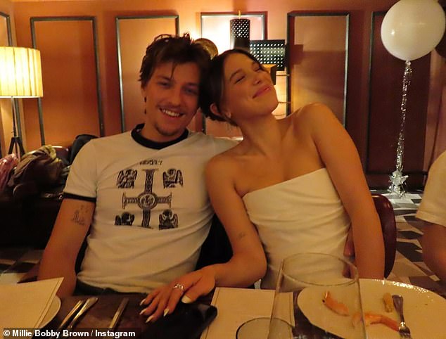 Brown and Bongiovi secretly tied the knot during an intimate ceremony last year - with Jon Bon Jovi one of the attendees