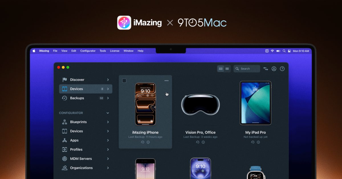 iMazing 3 gives you full control of your iPhone, with a 20% discount