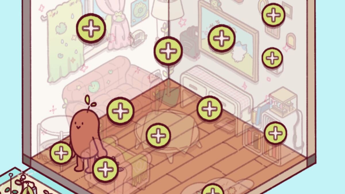 The Little Bean Guy in Your Focus Friend App Now Has Two Rooms in His House