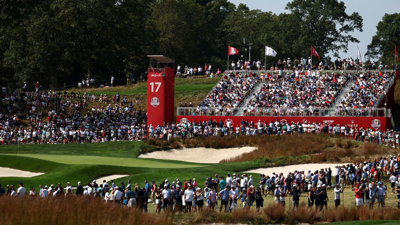 Ryder Cup moves opening ceremony up to Wed. due to weather