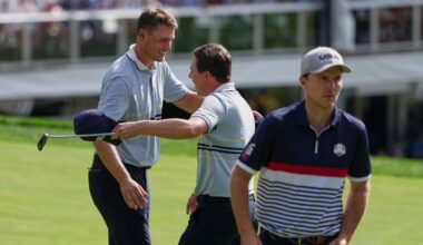 Europe seizes 3-1 Ryder Cup lead on U.S. after foursomes