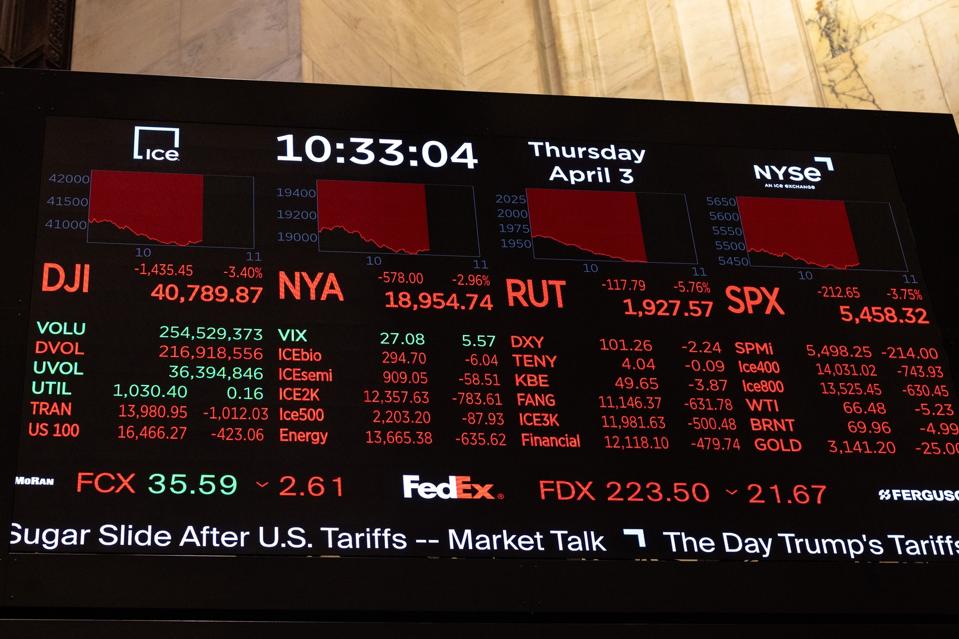 Stock Markets Open Thursday Morning After President Trump Announces New Reciprocal Tariffs