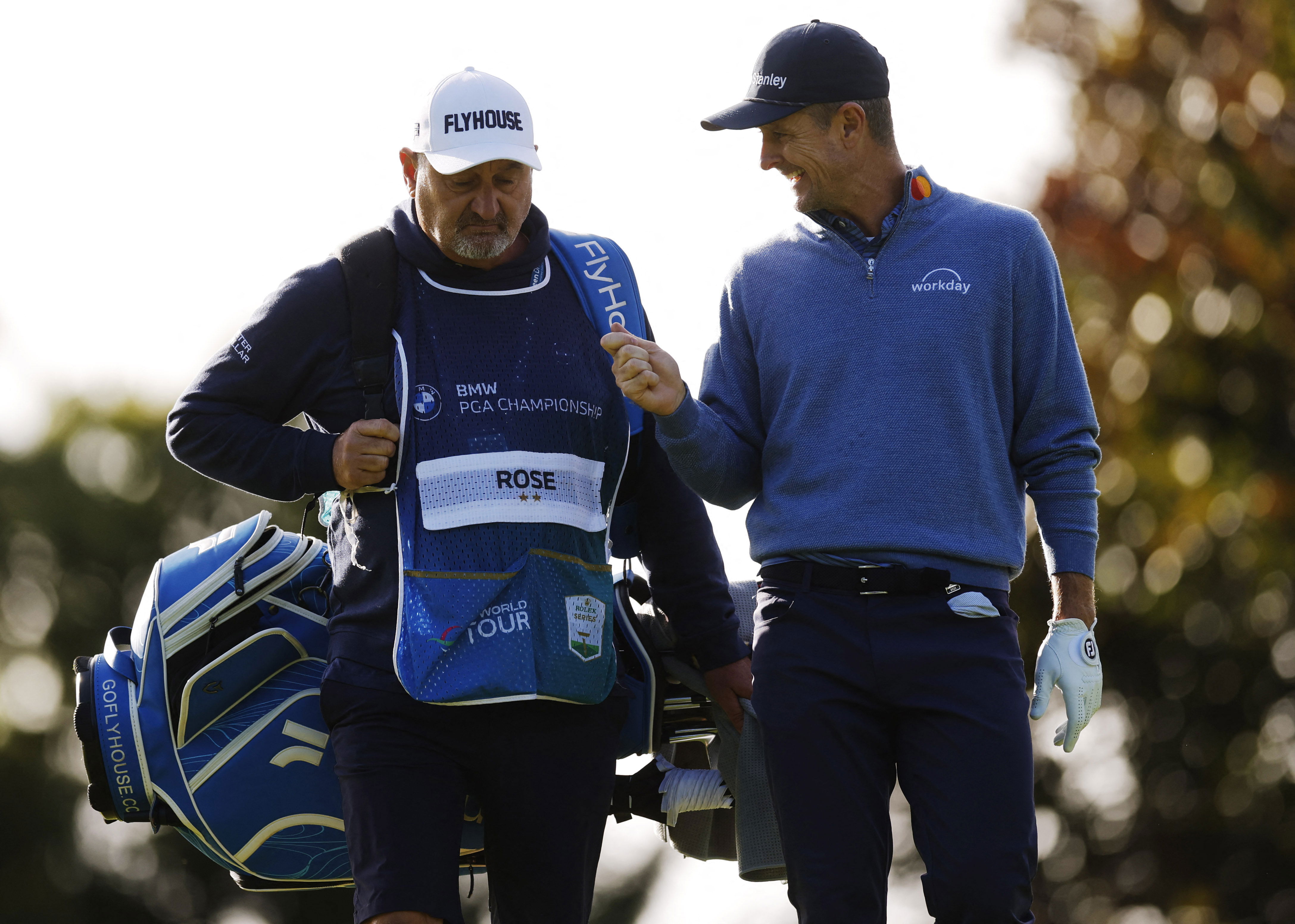 Rose is in contention at the BMW PGA