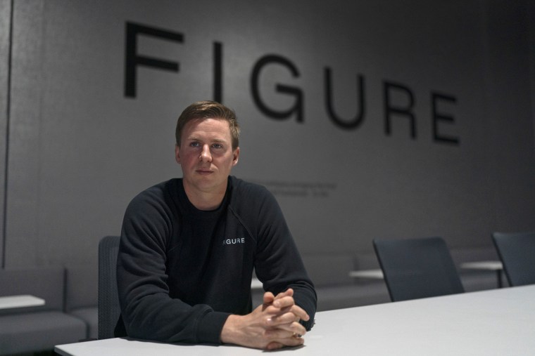 Figure AI CEO Brett Adcock at the company's test facility in Sunnyvale, Calif., in 2023.