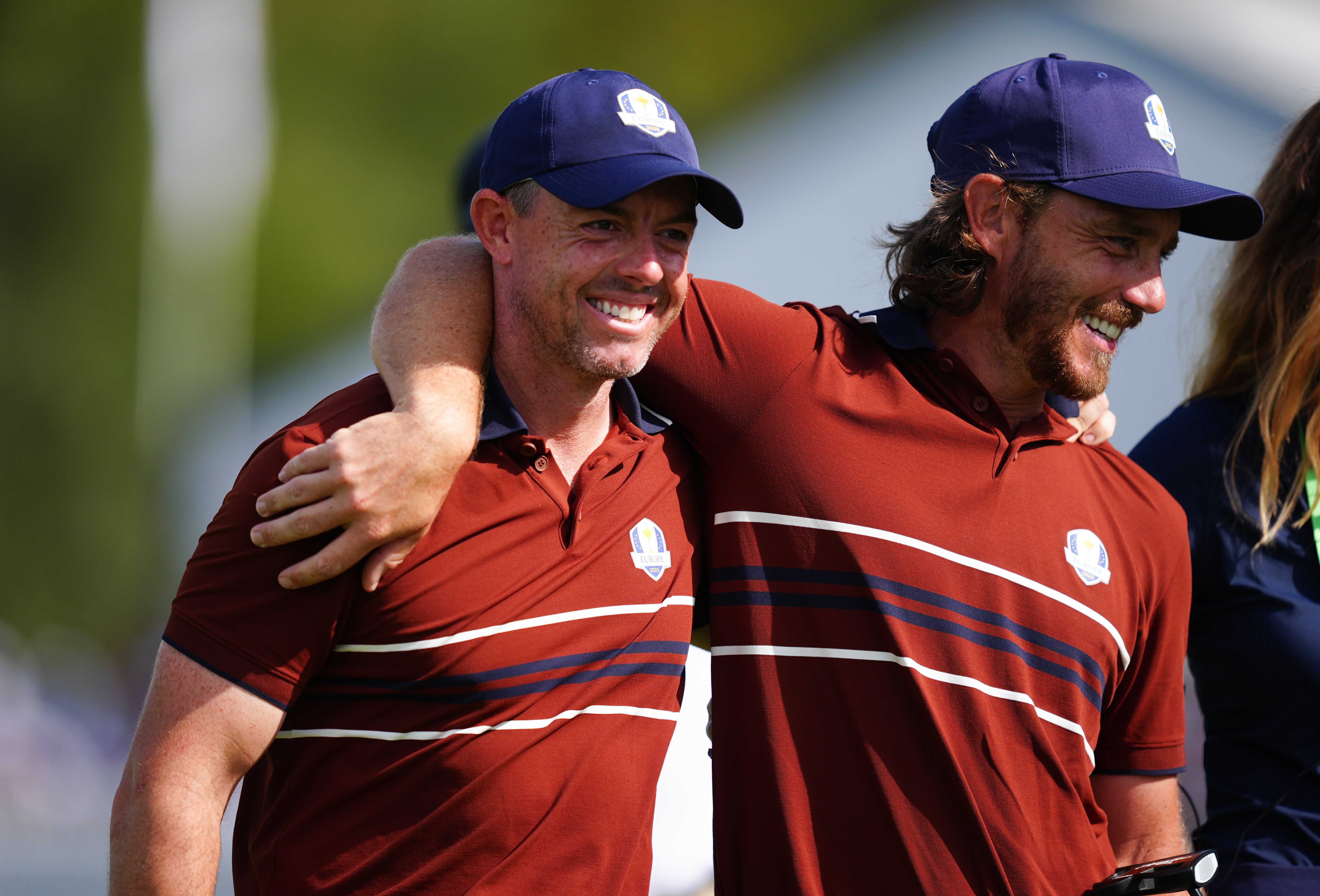 Rory McIlroy and Tommy Fleetwood were among the star performers (David Davies/PA)