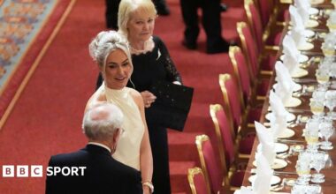 Charley Hull at Wednesday's US state visit banquet