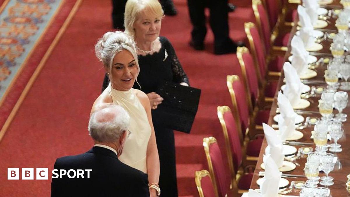 Charley Hull at Wednesday's US state visit banquet