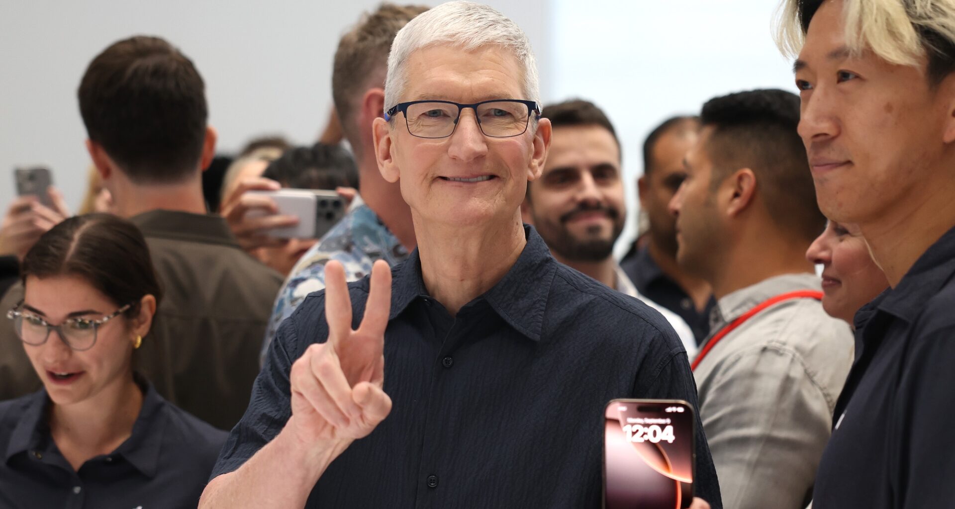 Tim Cook at iPhone 16 launch