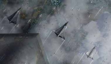 Artificial intelligence (AI) for swarming uncrewed aircraft