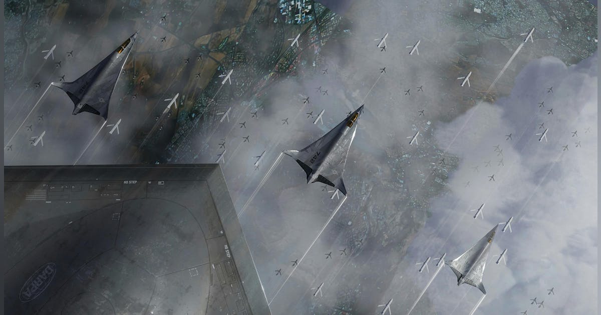 Artificial intelligence (AI) for swarming uncrewed aircraft