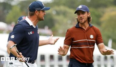 Ryder Cup 2025 LIVE: Saturday fourballs scores, BBC Radio 5 Live commentary and full live text coverage of Rory McIlroy, Scottie Scheffler and Bryson DeChambeau
