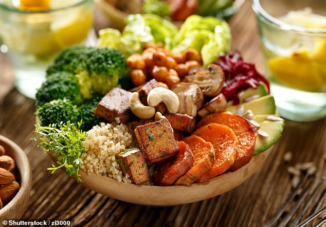 About 95 percent of Americans don't get enough fiber-rich foods like broccoli and whole grains. But experts have warned of the dangers of eating too much (stock image)