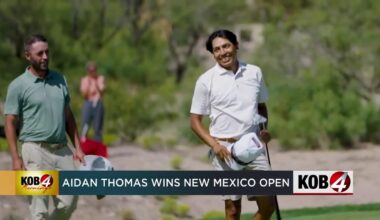 Aidan Thomas wins New Mexico Open in professional debut