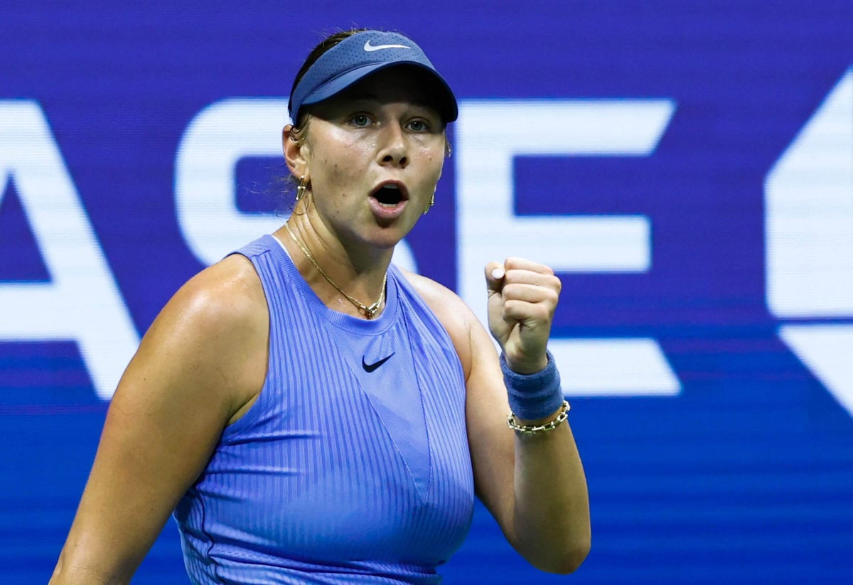 Amanda Anisimova sets up U.S. Open final with Aryna Sabalenka by beating Naomi Osaka