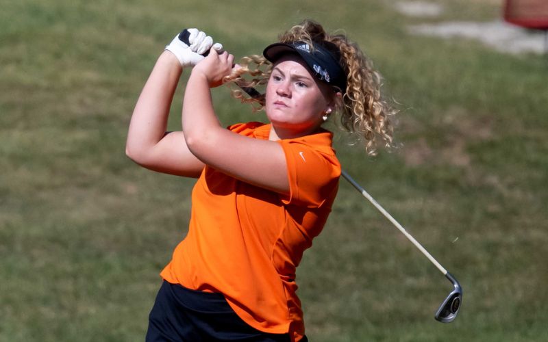 Lady Tiger golf takes on sectionals in Xenia
