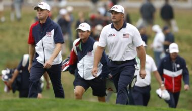Ryder Cup Friday pairings: Bryson DeChambeau, Justin Thomas will play together