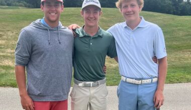 Senior captains Keegan Artz, Jack Fisher, and Kyle Leahy have led Duxbury to a 9-0 start.
