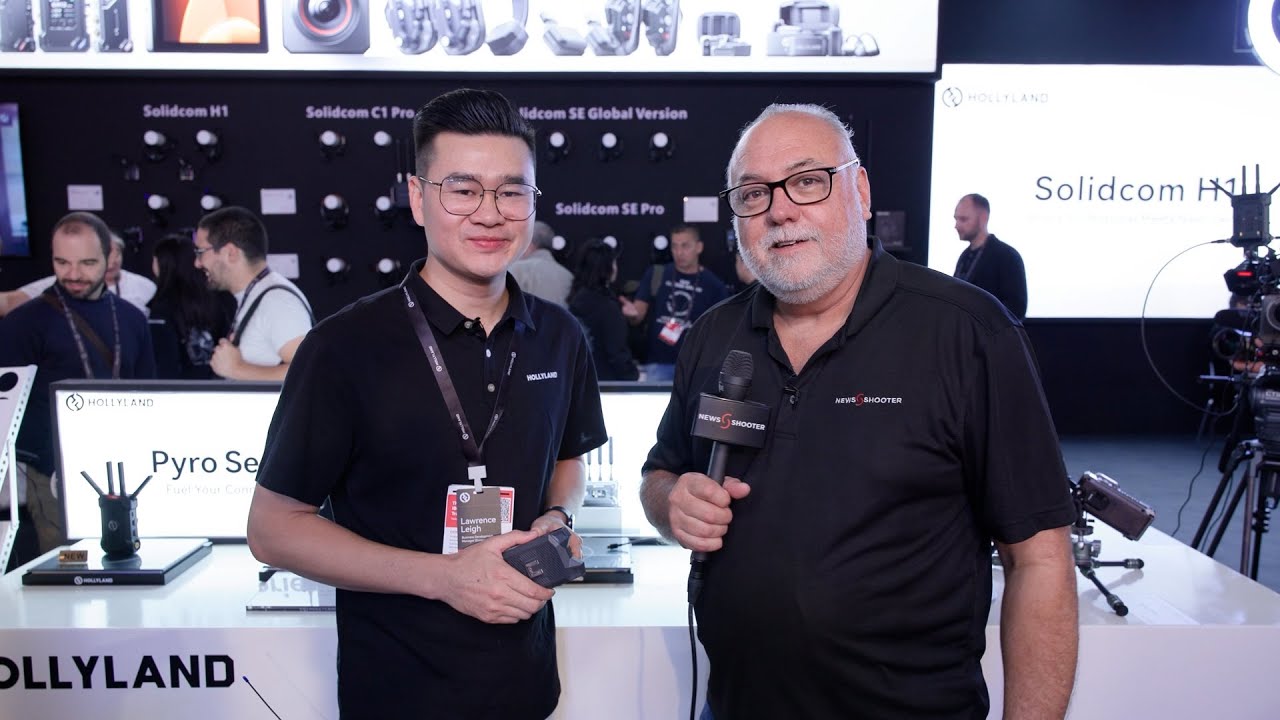 Hollyland Vcore Mobile Phone Transmitter Prototype First Look IBC 2025