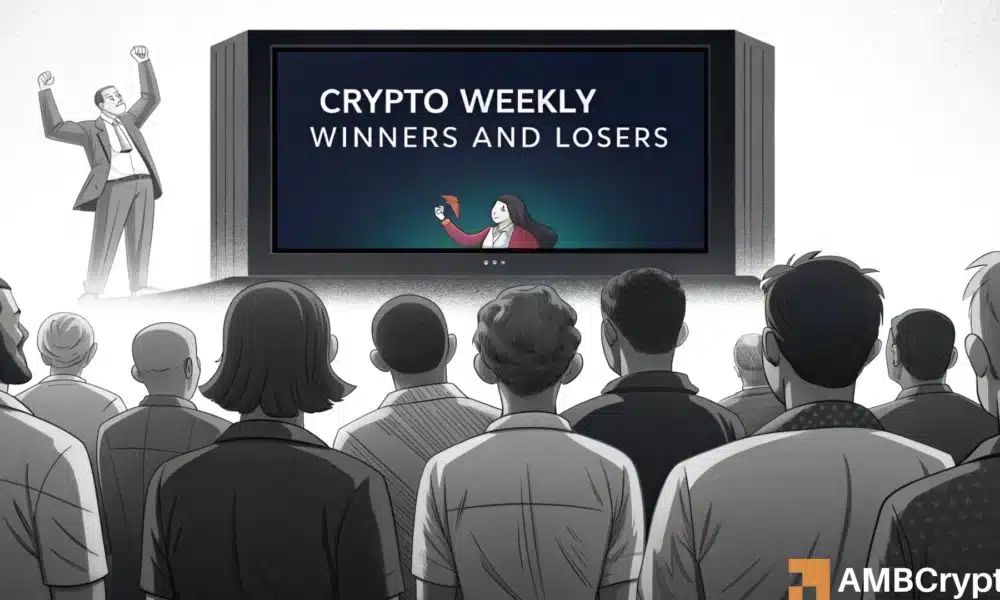 Crypto market’s weekly winners and losers – MYX, WLD, CRO, WLFI