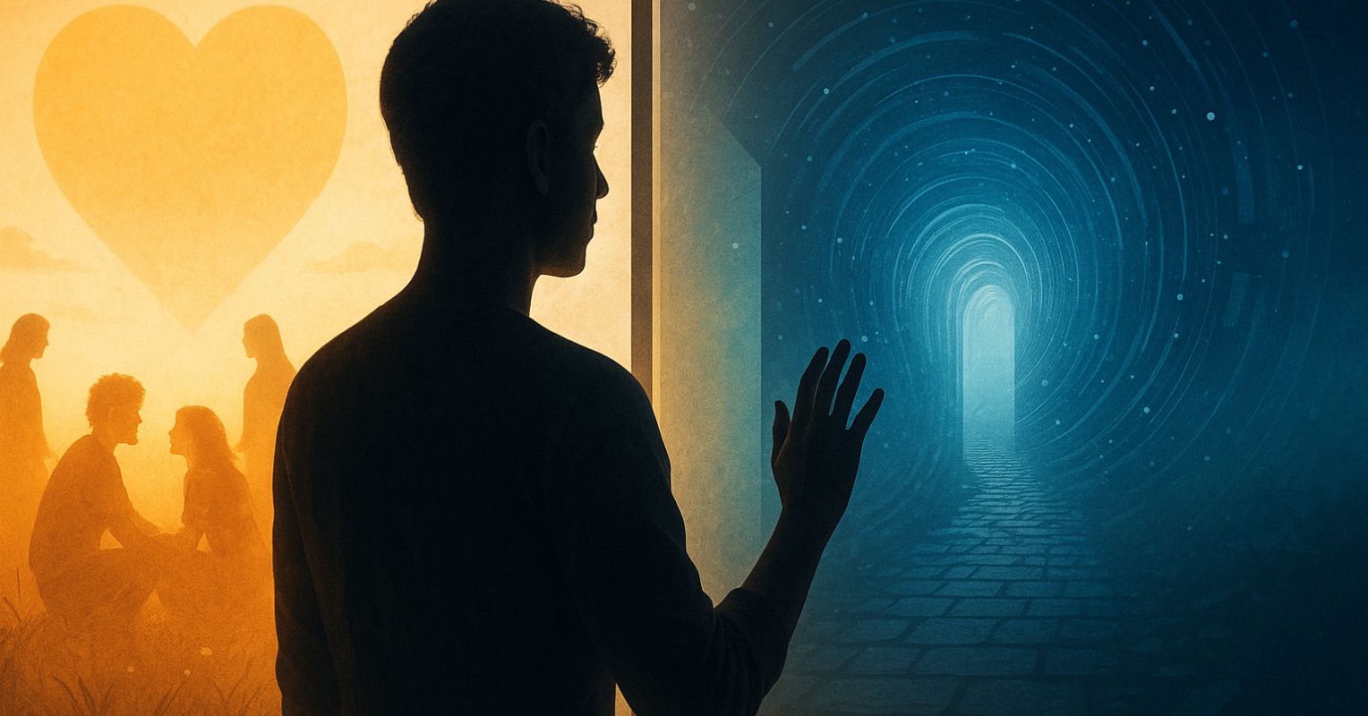 When AI Becomes Our Mirror: Transcendence or Rabbit Hole?