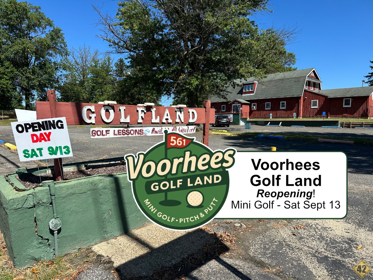 Local Family Reopening Voorhees Golf Land!  Mini Golf Opens Sept 13th, Chip and Putt Soon  