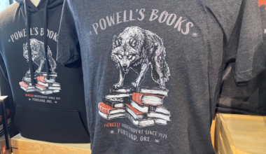 A ‘wonky’ image on a Powell’s Books T-shirt was generated with help from AI. It caused an uproar
