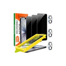 MBZBK [Auto-Dust Removal] 3 Pack Privacy Screen Protector for iPhone 17