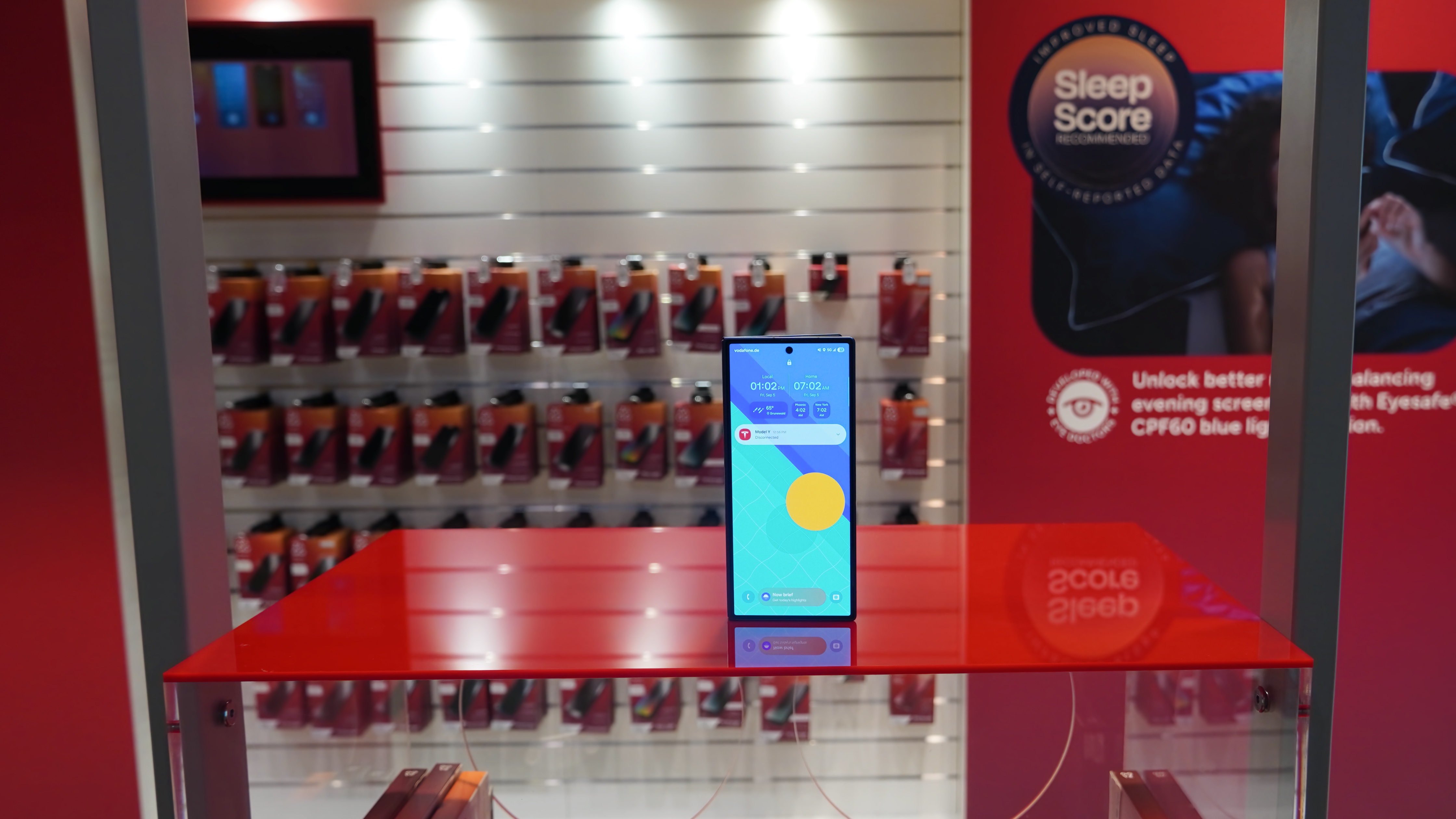 Zagg's On Demand screen protector machine cutting film for a Samsung Galaxy Z Fold 7.