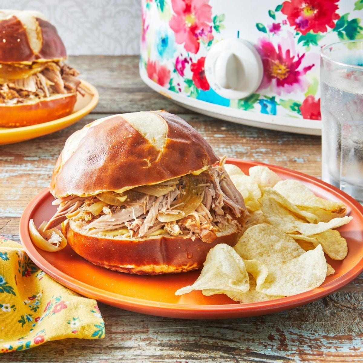 slow cooker pulled pork father's day lunch