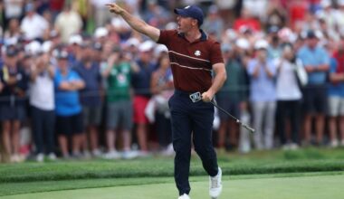 Ryder Cup: Bethpage Black comes close to boiling over as frustrated American fans crank up the heckling of Team Europe