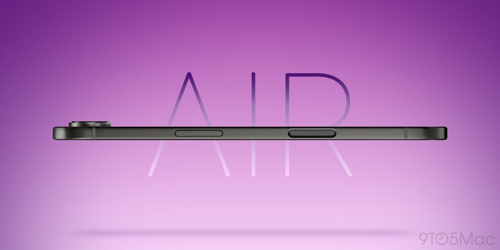 iPhone 17 Air, or just iPhone Air? | Render shown with 'AIR' name overlaid