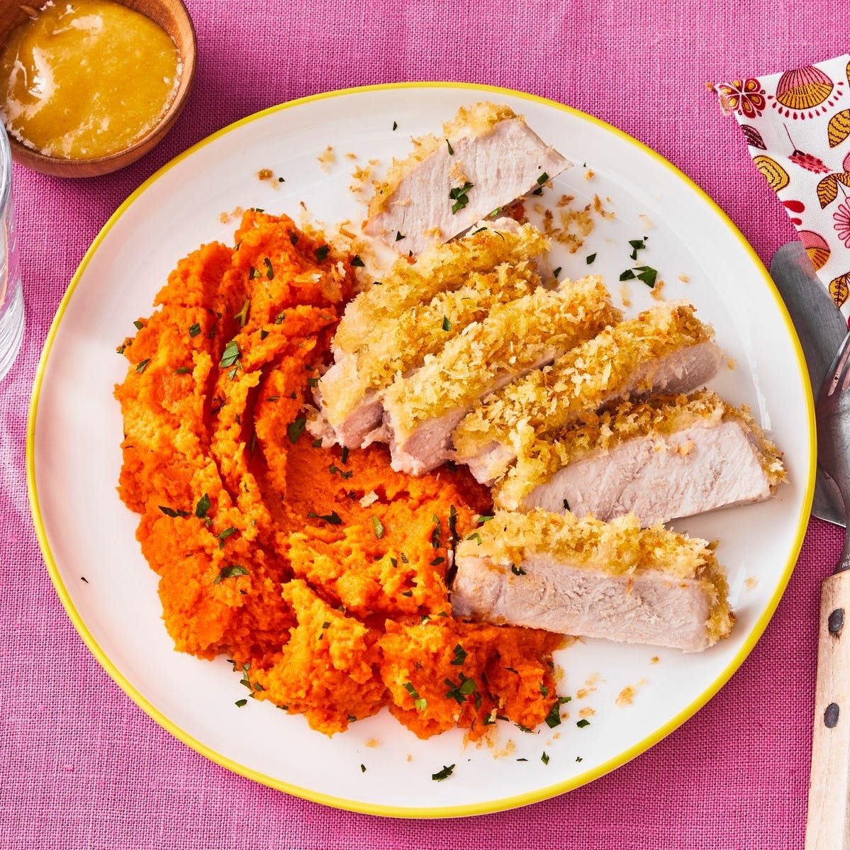 panko crusted pork chops