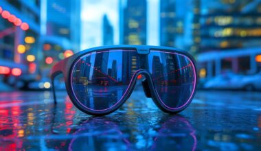 Illustration of Samsung's upcoming smart glasses poised to redefine mobile technology.