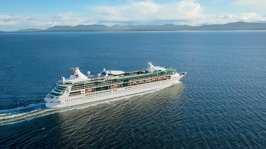 Rhapsody of the Seas aerial view