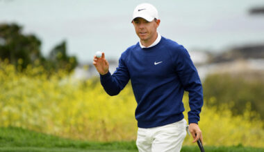 A picture of golfer Rory McIlroy